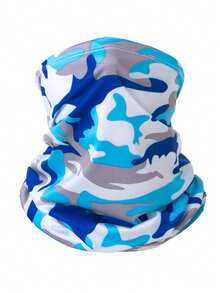 1 件装多用途头巾骑行围巾骑行头巾男女颈罩防晒冰丝户外钓鱼徒步头饰面罩