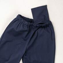 pantalon de jareta   Trabajo  Liso  Todo  suelto  Cordón - Azul - Ver 3