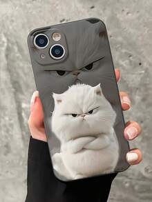 精准孔白色愤怒猫彩绘防摔手机壳适用于 14、 14 Pro、 14 Pro Max、3D 卡通手机壳适用于 13、 13 Pro、 13 Pro Max、 11、 11 Pro Max、 12、 12 Pro、 12 Pro Max、防摔手机壳适用于 XR、卡通手机壳适用于 7/8/SE2、兼容 15、 15 Pro、 15 Pro Max、 16、 16 Pro、 16 Pro Max / 适用于 S21、S22、S23、S24、S25 系列的手机壳防水防震防刮 - 彩色 - 查看 2