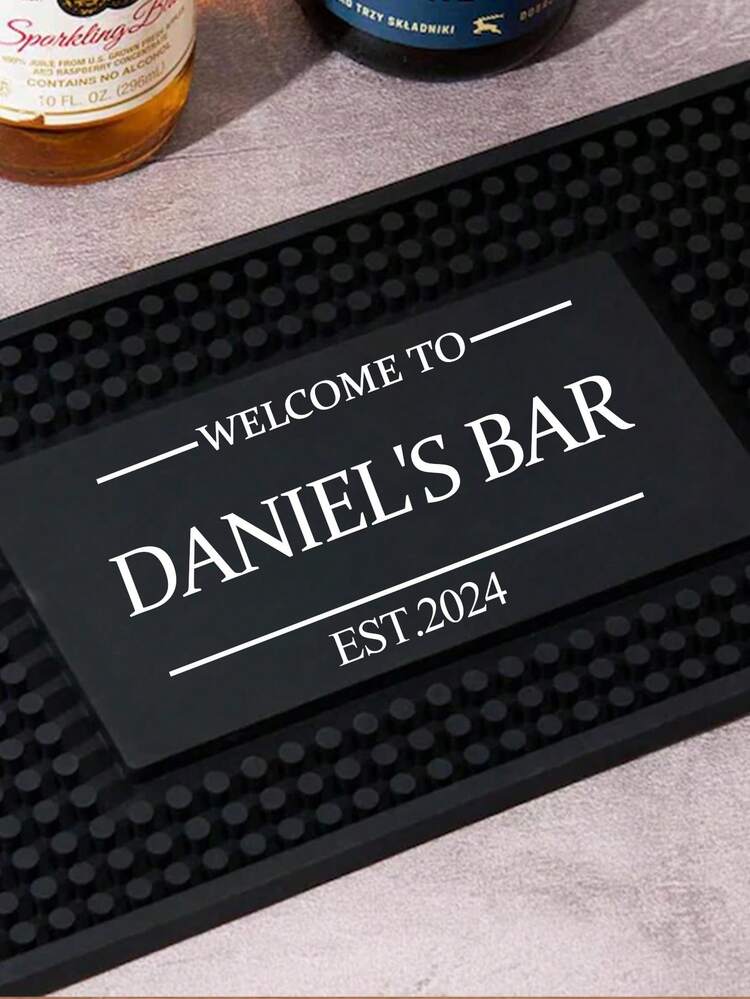 1pc Customized , Personalized Bar Mat, Coffee & Cocktail Coaster, Home Bar Accessory, Artistic Rubber Drink Coaster, Gift For Father, Boyfriend, Custom Coaster, Multi-Functional, Ornamental, Reusable, Exquisite, Stylish, High-Quality, Colorful, Modern, Custom, Personalized, Unique, Home, Garden, Office, For Anniversaries, For Valentine's Day, For Mother's Day, For Birthdays, For Father's Day, For Graduation, For Weddings, For Housewarming,Personal Items ,Forever Love, Personalized Gift - Multicolor - View 14