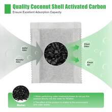 HYYKJ-US 20 Pack Activated Charcoal Distiller Filters Sachets, Replacement Water Filter Cartridges For Water Distiller, Home Distiller Replacement Bags Packs For Home Pure Water Remove Compound - White - View 2