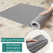 1pc Hollow Design Outdoor Commercial Bathroom Anti-Slip Mat, Thick Entry Kitchen Floor Mat, Shower Bathroom Toilet Anti-Slip Pad Bathroom Decor Fall Decor Back To School - Grey - View 5