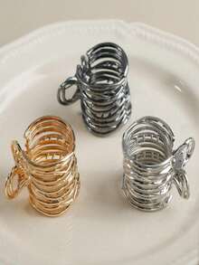 3件套情人节女士金色圆形水晶发夹，适合扎马尾辫，防滑，适合日常佩戴，居家、户外、通勤，优雅礼物，上学（单件可选），发饰，美发工具，卷发配件，秋季，旅行，美发工具，女士配饰，发饰，秋季，发饰，旅行，女士发饰，女士发饰，美发工具，发饰，发饰，美容配件，礼物，旅行，女士礼物，发饰，情人节发饰，沙滩发夹 - 彩色 - 查看 4