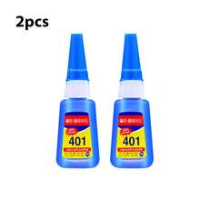 1/2pcs Super Glue, Strong 401 Adhesive, All-Purpose Fast Drying Glue For Plastic, Metal, Ceramic, Glass, Acrylic, Wood, Handcraft, High Temperature Resistant, Shoe Repair, Multi-Functional - Multicolor - View 12