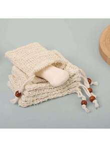 Natural Sisal Soap Bag, Exfoliating Saver Pouch, Bath And Shower Holder, 50 Pcs, 40 Pcs, 20 Pcs, 10Pcs