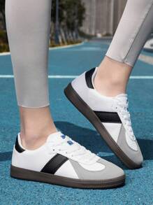 Neue Damen Lässig Sportschuhe, Farbblock, Große Größen 36-45, Sneaker, Frühling & Sommer Mode, Leicht und atmungsaktiv Studentenschuhe