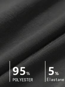 7 pièces de boxers hommes de style minimaliste à motif unicolore, avec une bande de taille ultra extensible et une lettre. Tissus de haute qualité pour le confort au quotidien