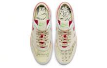 CLOT X Air Max 1 'Kiss Of Death' 2021 Men Sneakers Tan Net Deep-Red Orange-Blaze DD1870-100