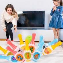 Kids Bowling Game Set, Indoor Sports & Recreational Activity, Preschool Interactive Stacking Toys - Multicolor - View 4