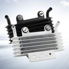Oil Cooler Universal Racing Motorcycle 2 Stroke Engine Aluminum Cooling System,Motocross Oil Cooler,Oil Radiator,Motorbike, Motocross, Motorcycle Accessories, Pit Bike Accessories - one-size - View 12