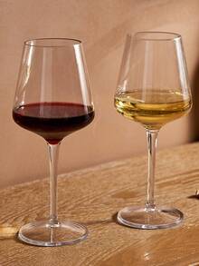 MICHLEY 2/4/6个装漂浮塑料酒杯，不易碎透明杯，Tritan塑料材质，可放入洗碗机清洗，适合露营、聚会、父亲节礼物 - 透明 - 查看 9