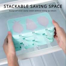 Silicone Popsicle Mold Ice Cream Mold With Lid Reusable Ice Cube Maker Tray DIY Homemade Ice Lolly Mold Kitchen Gadgets Ice Cream Popsicle Making Tool Multi Shape Ice Cube Tray Mold Cheese Kitchen Accessories - Multicolor - View 8