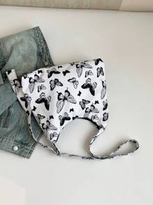 Dot Minimalist Canvas Tote Bag, New Butterfly Shoulder Crossbody Bag