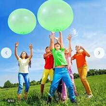 1pc Inflatable Bubble Ball - Transparent TPR Water-Filled Pat Ball For Outdoor Fun, Beach Play & Parties - Durable & Easy To Inflate - Perfect For Family Activities & Party Games