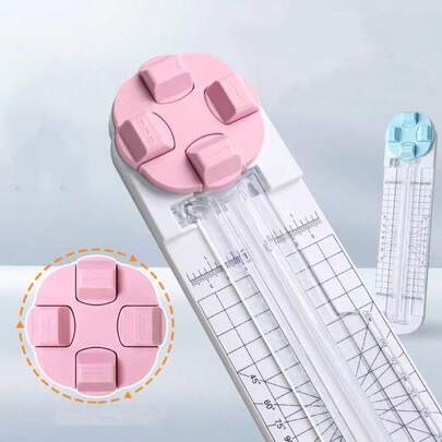 多功能切纸机 压痕虚线波浪线切割 360 度旋转 适用于手工切割卡片艺术工具 剪贴簿、返校、学校用品