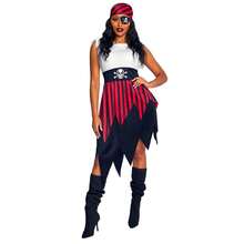 Morph Costumes Authentic Pirate Off-The-Shoulder Dress & Bandana - Fun Fancy Dress Costume For Women - Perfect For Halloween & Themed Parties - Multicolor - View 2