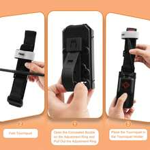 Outdoor EMT Tourniquet Nylon Storage Box, Outdoor Tactical Tourniquet Quick Release Box, MOLLE Waist Hanging