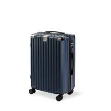 Suitcase, Carry Case, Small Size, With Stopper, Corner Pads, Shockproof, USB Port, Smartphone Stand, Cup Holder, Hook, Silent, 360 Degree Rotation, Double Casters, Lightweight, Multiple Storage Pockets, Combination Lock, Overseas, Domestic, Travel, School Trip, Sc307 - 藍色 - 查看 2