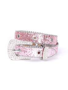 High-End Children's Fashion Rhinestone Belt For Boys And Girls , Ideal Choice For Gifts - A - View 5