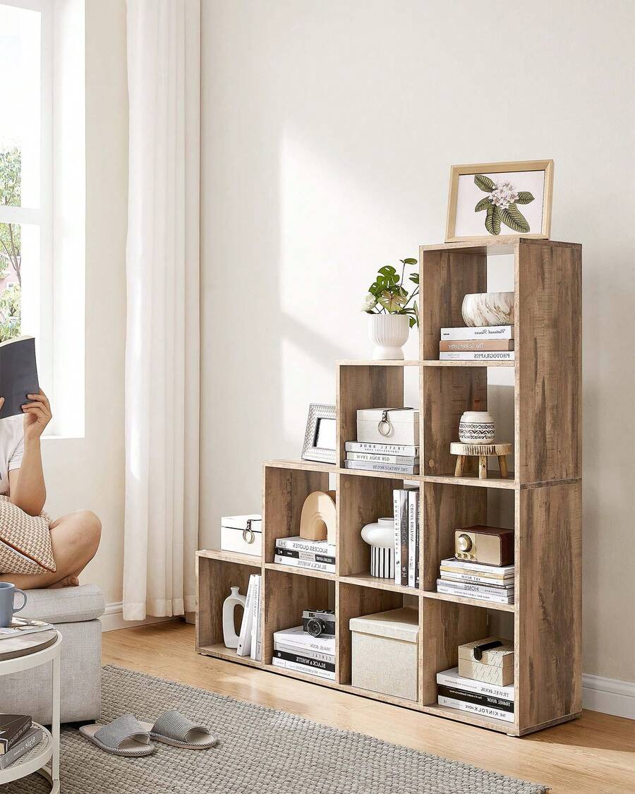 VASAGLE Bookcases - Camel - View 1