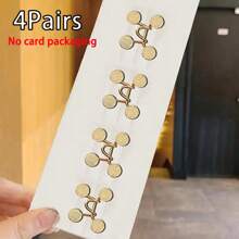 4pcs Adjustable Invisible Belt Set For Women - Instant Buckle Waist Cincher With Sparkle Decor, Suitable For Jeans And Casual Pants - Accessory