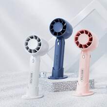 1 pieza Mini ventilador portátil manual turbofán USB, Mini ventilador de escritorio pequeño con carga, ventilador de escritorio mini para estudiantes y oficina, ventilador pequeño portátil de sobremesa sin hojas, ventilador pequeño turbina para uso al aire libre