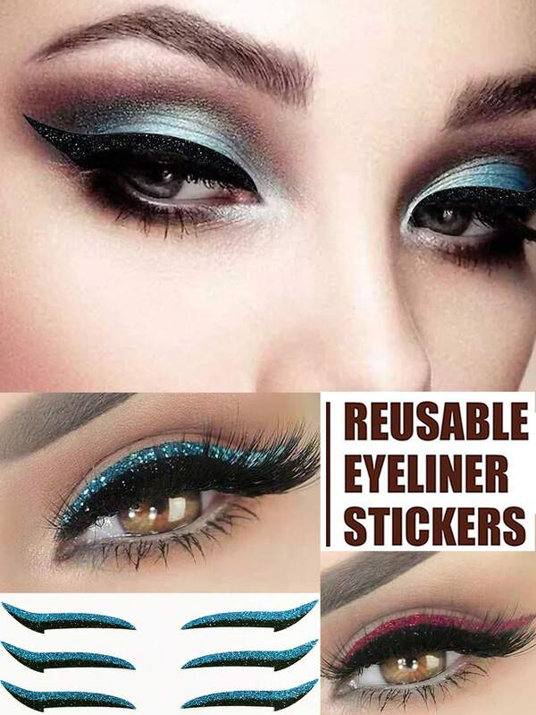 10 أزواج من ملصقات جفن العين الكاذب - ماكياج العين اللاصق الذاتي ، شريط الجفن المزدوج للمسرح والحفلات والنوادي الليلية ، نظرة عيون براقة ، أساليب أوروبية وأمريكية لخط العين. مقاوم للماء والعرق. يشمل أيضًا وشم مؤقت جذاب يبدو واقعيًا للغاية ، سهل التطبيق والإزالة