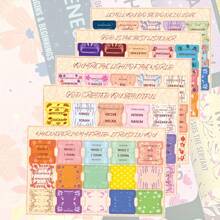 Bible Tabs Pastel Bloom - Soul Nourishing Book Summaries - 66 Peel-And-Stick Laminated Bible Tabs Large Print,Books Of The Bible Tabs For Women Study Bible, Bible Book Tabs,School Supplies,Back To School