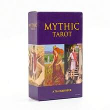 Juego de cartas Tarot de Mensajes del Ángel de la Guarda - Baraja de Tarot Oracle en inglés completa para adivinación, juego de entretenimiento familiar y lectura de la fortuna - Rey Waite - Ver 13