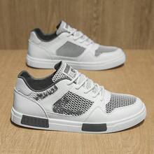 Men's Casual Shoes, Breathable, Anti-Slip, Wear-Resistant, Practical Multifunctional Design - white ash - View 3