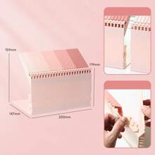 High Quality Piano Key Shaped Book Stand Thickened PP Bookend Partitioned Storage Shelf Student Gift School Supplies, Back To School