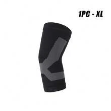 1pc Compression Elbow Sleeve, Elbow Support Brace For Basketball, Tennis And Fitness Exercising - Black - View 9