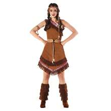 Morph Costumes Fun Shack Women's Indigenous American Fancy Dress Costume - Perfect For Halloween, World Book Day, Or Character Celebrations