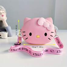 Sanrio 1 Stück offizieller Sanrio Hello Kitty süße Umhängetasche, Schulmaterial, Rückkehr zur Schule