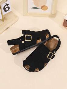 儿童透气露趾凉鞋，轻便舒适防滑凉鞋，适合室内/室外、海滩、春夏季