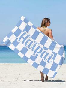 1 pezzo Asciugamano da spiaggia personalizzato con nome, disponibile in otto stili a righe e sette diverse misure, con un motivo a quadri intrecciati che è assorbente e asciuga rapidamente. Accessori da spiaggia morbidi e confortevoli e accessori da viaggio. Articoli essenziali per la spiaggia per il ritorno a scuola, multifunzionali, regali ideali per lui, per anniversari, per San Valentino, per la Festa della Mamma, per compleanni, per la Festa del Papà, per lauree, per matrimoni, per il riscaldamento della casa, asciugamani da doccia per il viaggio soleggiato per salone di bellezza, hotel, sport, articoli per la casa, asciugamano, cura della pelle, calendario festivo - Multicolore - Visualizzare 6