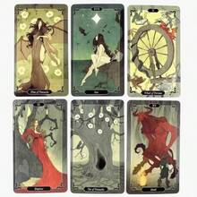 Dark Wood Tarot Cards, English Version - Grey - View 3