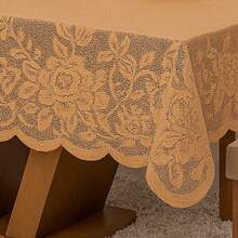 Kitchen Tablecloth With 6 Chairs Lace 2.30 X 1.50 - 金色 - 查看 2