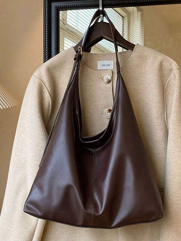 Nova Design Bolsa de Ombro Feminina de Grande Capacidade, Bolsa Tote Feminina da Moda