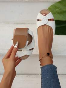 Modische, weiche, leichte und komfortable dicke Einlegesohlen für Damen, Slip-On Flach Loafers