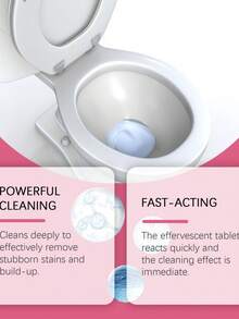 14pcs Automatic Toilet Cleaner Tablets, Remove Urine Stains And Yellow Stains, Toilet Freshener - Multicolor - View 6