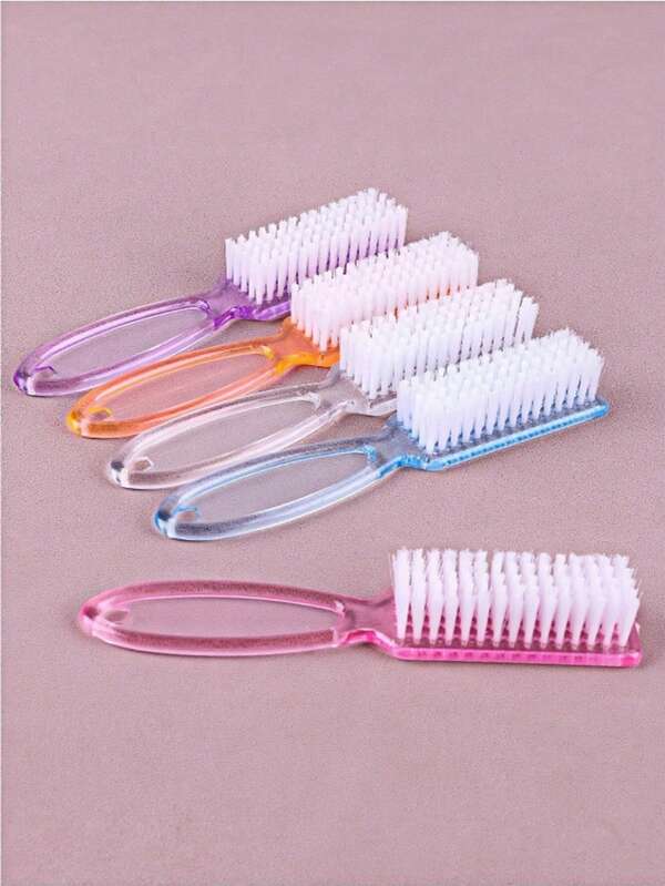 1pc Nail Art Cleaning Brushes, Long Handle & Multi-Functional Brush