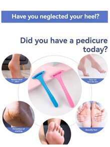 3/8pcs Foot Heel Callus Remover, 1pc Foot Care Tool Dead Skin Remover Callus Scraper, Pedicure Tool, Heel Grinding Machine, Home Foot Care Tool Professional Pedi Feet Care Perfect For Dead,Hard Cracked Dry Skin Ideal Gift Foot Grinding Tool Foot Scrubber 1pc Feet Dead Skin Removal Skin Care Tool Plastic Portable Pedicure Rasp, Professional Pedicure Tool
