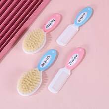 2pcs/Set Customizable Children Comb And Hair Brush Set Back To School - Multicolor - View 3