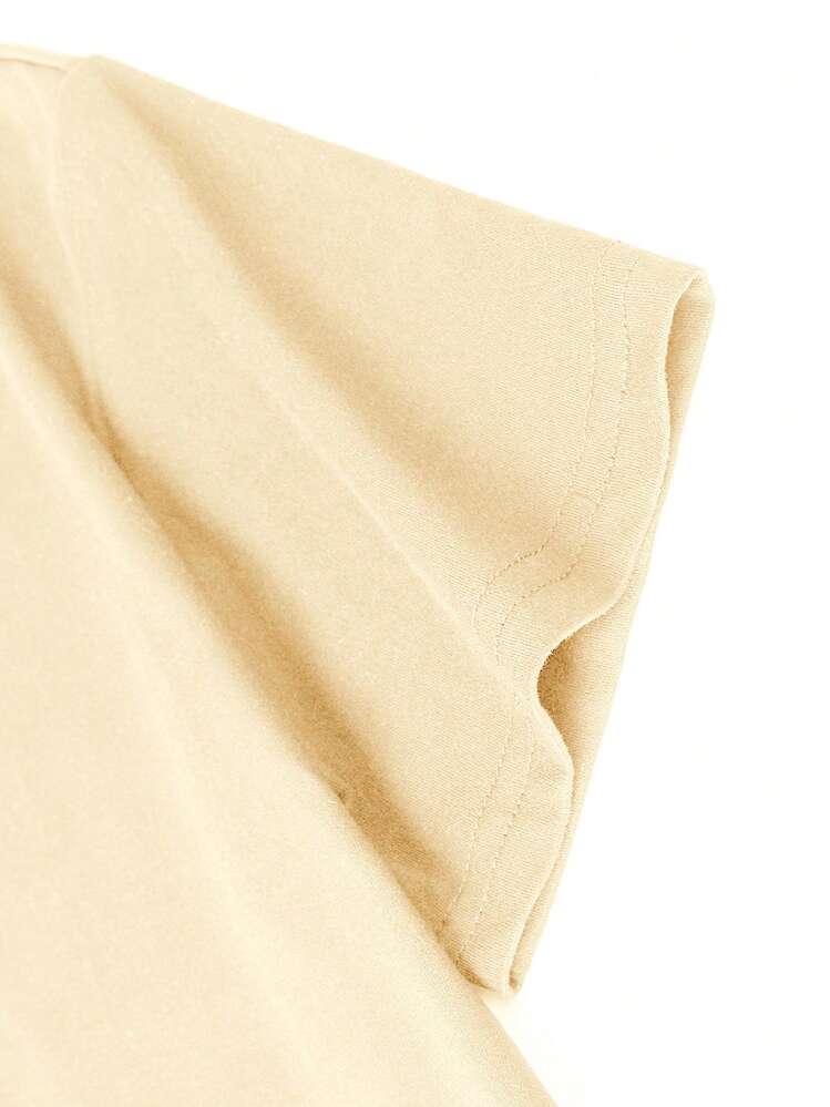 ملابس علوية تي شيرت مطبوع بأكمام قصيرة للأولاد الم...