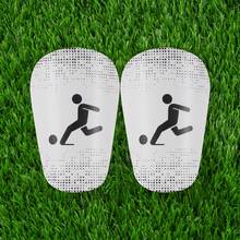 1 Pair Soccer Shin Guards With Football Pattern - Compact, Lightweight, Curved Design For Comfort, Unisex Soccer Accessory - Multicolor - View 9
