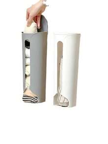 Caixa de armazenamento de parede de 1 peça, extrator de parede, caixa de armazenamento de meias e roupas íntimas não perfurada, caixa de armazenamento portátil, caixa de armazenamento multifuncional para armazenamento de meias, armazenamento de roupas íntimas, armazenamento de lenços de papel e absorventes higiênicos, cor à sua escolha