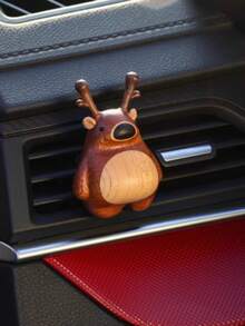 1 件创意黑胡桃木气球家居装饰汽车装饰手工木制礼物、有趣可爱的道具