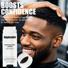 1 pieza Polvo capilar Adglamful All-In-One de 30g, polvo para línea del cabello adecuado para hombres y mujeres con cabello ralo