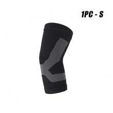 1pc Compression Elbow Sleeve, Elbow Support Brace For Basketball, Tennis And Fitness Exercising - Black - View 10